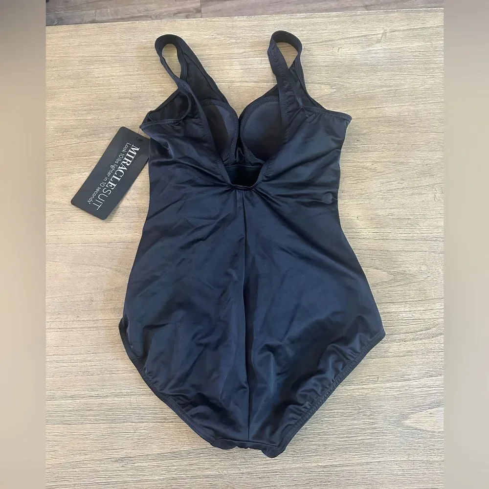 MiracleSuit Oceanus Cinching Swimsuit size 10 - Picture 6 of 13